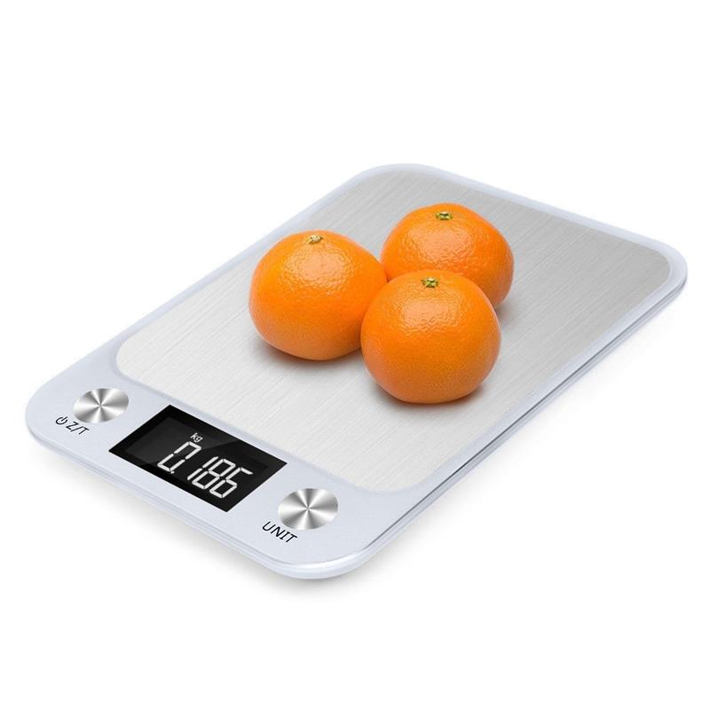 AH 防水电子秤 厨房食物秤 小型烘焙秤 高精度【白色】