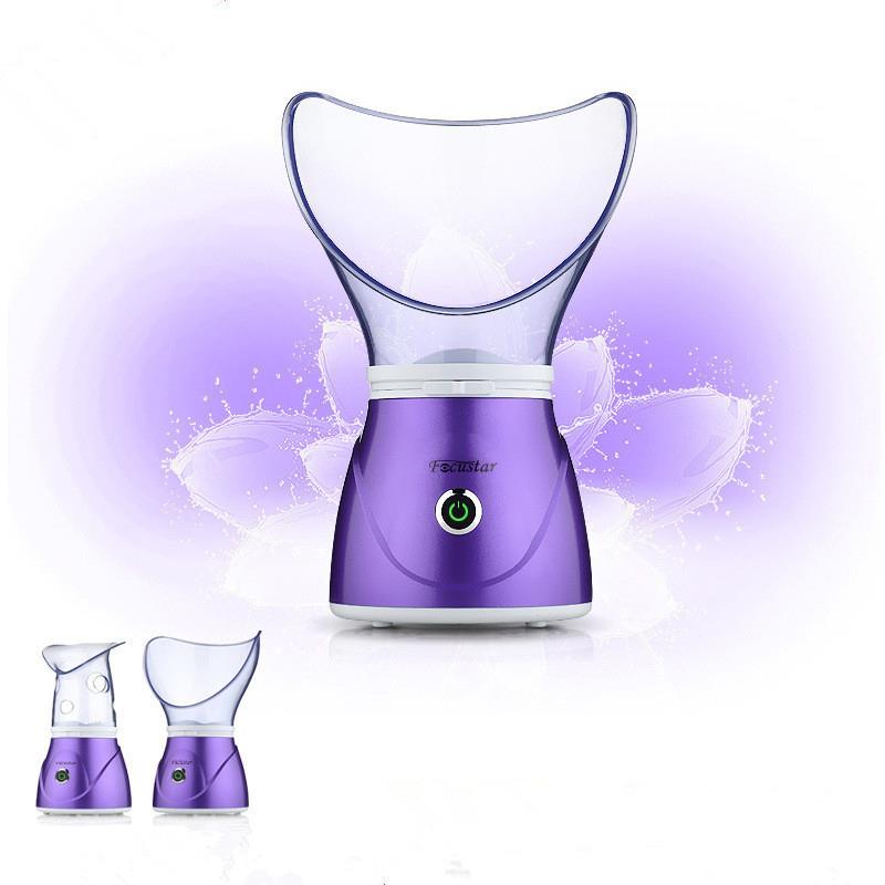Focustar二合一蒸脸仪 果蔬纳米蒸脸器 家用补水喷雾机【紫色】