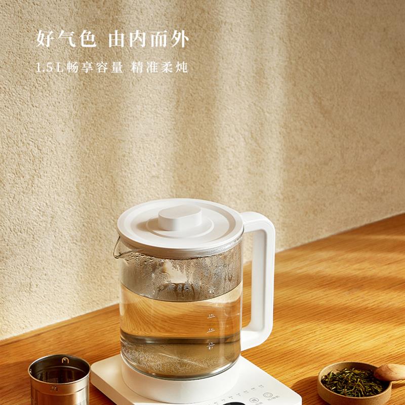 多功能养生壶 全自动煮茶壶 办公室家用煮粥熬汤 【陶白】