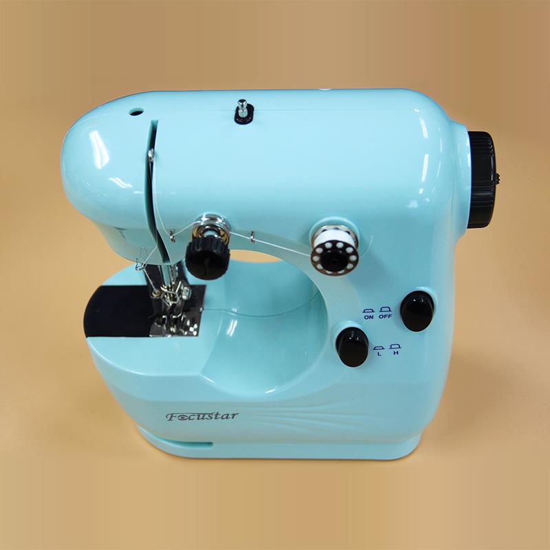 Focustar家用电动迷你缝纫机 小型台式缝纫机 满足日常缝纫锁边需求【胡天青】