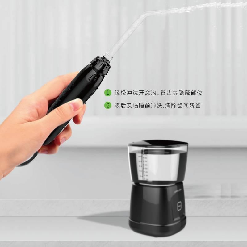 台式电动冲牙器 家用洁牙器 1000ml【黑色】