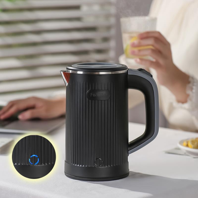 Focustar 烧水壶 一体小型水壶800ML 电热水壶适合出差旅行居家使用【紫色】