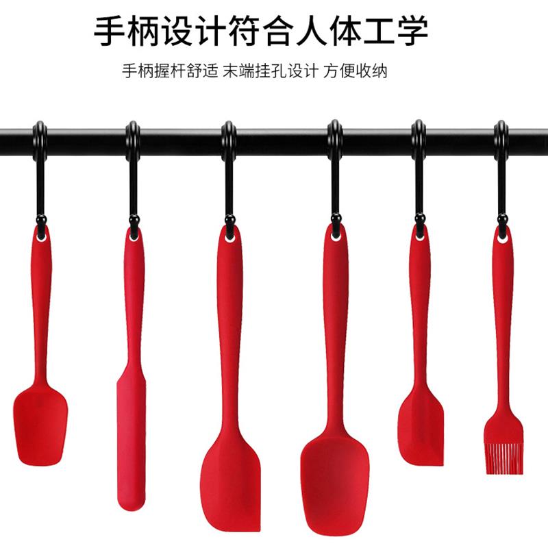 出口品质硅胶奶油刮刀6件套装